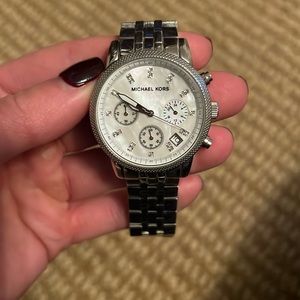 Michael Kors stainless steel watch